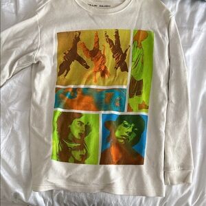 Billie Eilish Birds of a Feather Collage Thermal Long Sleeve - Medium